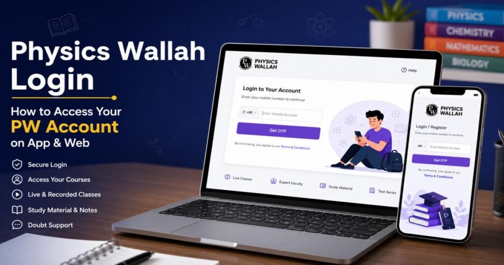  Physics Wallah Login: How to Log in to PW App & Website
