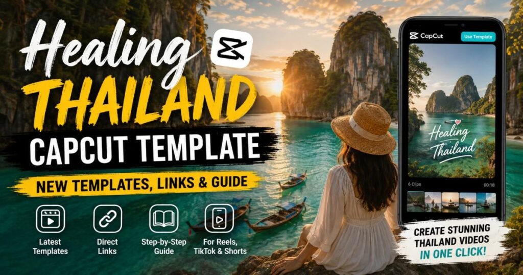 Healing Thailand CapCut Template New: Latest Templates, Links & Guide