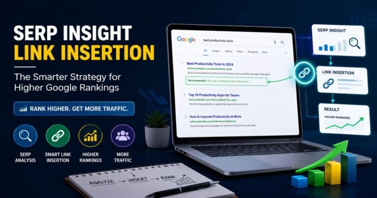 SERP Insight Link Insertion for Higher Google Rankings