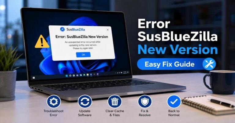 Error SusBlueZilla New Version: Easy Fix Guide