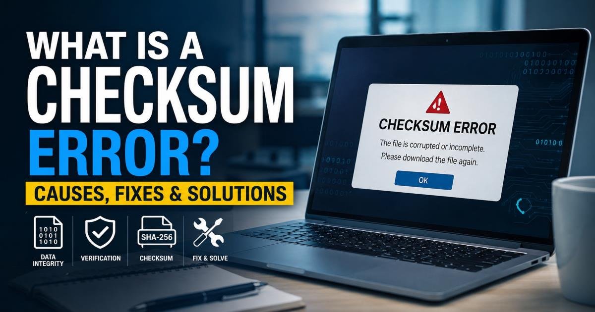 What Is a Checksum Error? Causes, Fixes & Solutions