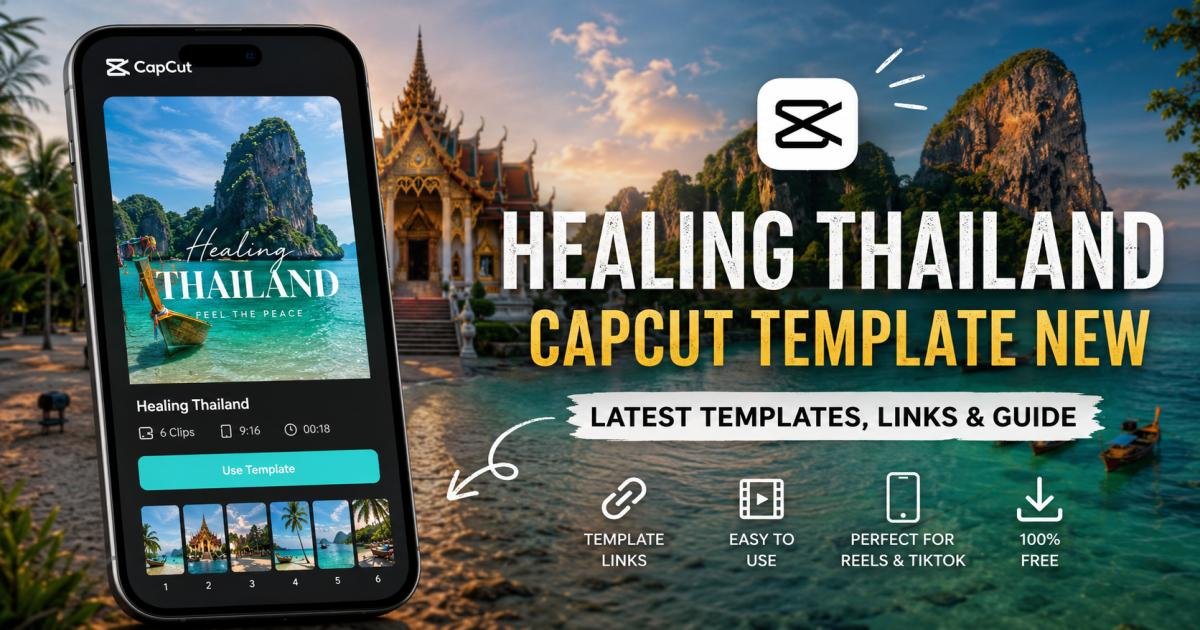 Healing Thailand CapCut Template New: Latest Templates, Links & Guide