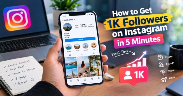 How to Get 1K Followers on Instagram in 5 Minutes: Guide