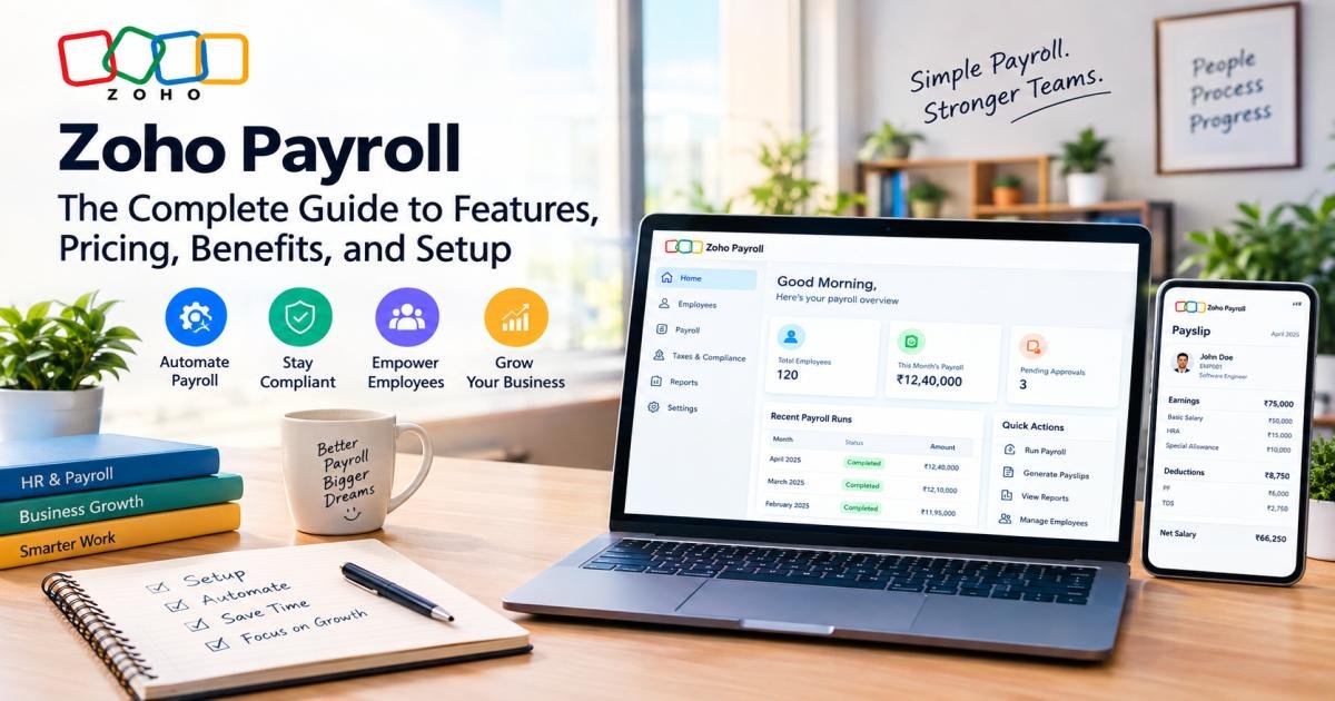Zoho Payroll: The Complete Guide to Features, Pricing, Benefits, and Setup
